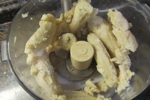 Semi Blended Bananas for Gluten Free Desserts